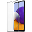 Защитное стекло для Samsung Galaxy A22 на весь экран противоударное Dux Ducis 9D черное