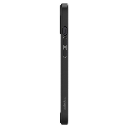 Чехол для iPhone 13 гибридный Spigen Ultra Hybrid матовый прозрачно-черный