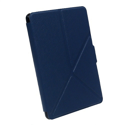 Чехол для Amazon Kindle 8 (2016) кожаный Nova-06 Origami синий
