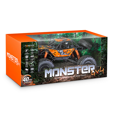 Машинка на радиоуправлении полноприводная Forever RC-200 Monster 4x4