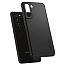 Чехол для Samsung Galaxy S21 FE пластиковый тонкий Spigen Thin Fit черный