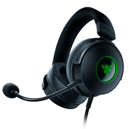 Наушники Razer Kraken V3 полноразмерные с микрофоном и подсветкой игровые черные