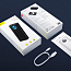Внешний аккумулятор Baseus Amblight 30000мАч (4хUSB, Type-C, ток 3А, быстрая зарядка PD, QC 3.0, 33Вт) черный