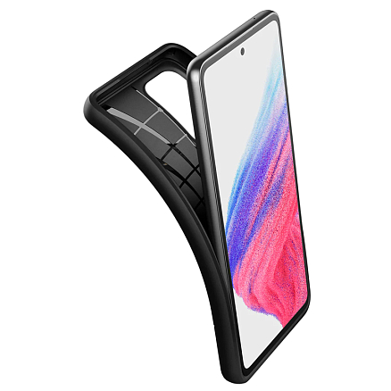 Чехол для Samsung Galaxy A53 гелевый Spigen Core Armor матовый черный