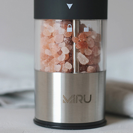 Электрическая мельница для специй Miru Velor черная