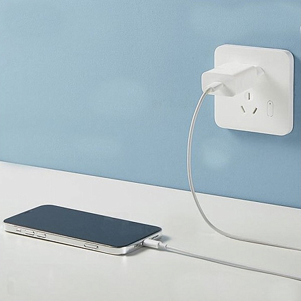 Зарядное устройство сетевое Type-C 20W Xiaomi Mi Charger (быстрая зарядка QC, PD) белое