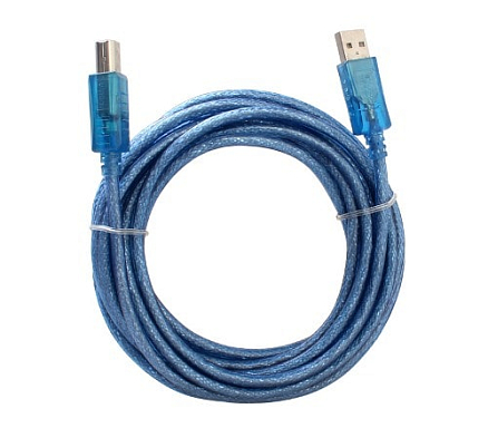 Кабель USB 2.0 - USB В для подключения принтера или сканера 5 м Dtech CU0097