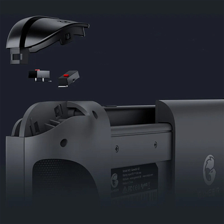 Джойстик (геймпад) беспроводной Bluetooth для телефона, планшета, ПК GameSir X2 с держателем для телефона серый