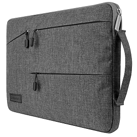 Сумка для ноутбука до 15,6 дюйма WiWU Pocket серая