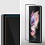 Защитное стекло на экран и пленка на корпус для Samsung Galaxy Z Fold 3 Spigen GLAS.tR черное