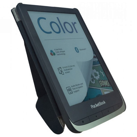 Чехол для PocketBook 632, 616, Touch Lux 4 627 оригинальный PocketBook Origami светло-серый