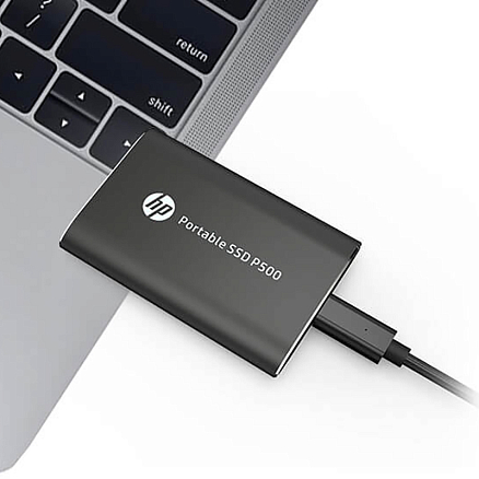 Внешний SSD накопитель HP P500 500Gb Type-C USB 3.2 Gen2 черный
