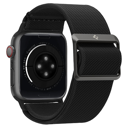 Ремешок-браслет для Apple Watch 38, 40 и 41 мм текстильный Spigen Fit Lite черный