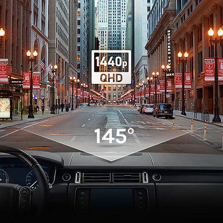 Видеорегистратор Xiaomi 70mai Dash Cam A400 + камера заднего вида RC09 серый