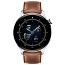 Умные часы Huawei Watch 3 GLL-AL04 с кожаным ремешком коричневые