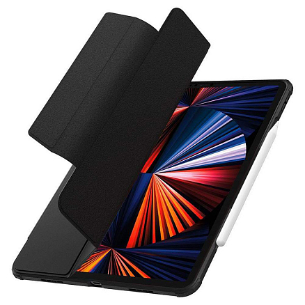 Чехол для iPad Pro 12.9 2021 книжка Spigen Ultra Hybrid Pro черный