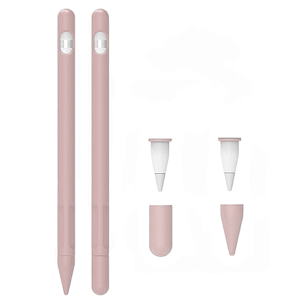 Чехол для Apple Pencil 1 силиконовый Tech-Protect Smooth розовый