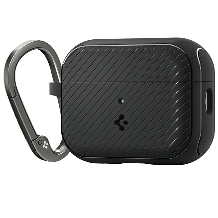 Чехол для наушников AirPods Pro, Pro 2 гибридный Spigen Mag Armor черный