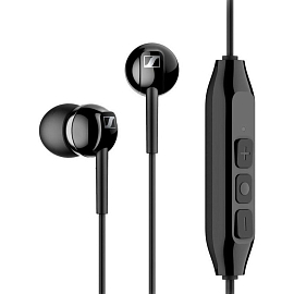 Наушники Bluetooth Sennheiser CX 150BT вакуумные с микрофоном и пультом управления черные