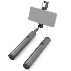 Монопод (палка для селфи) Bluetooth с кнопкой и подсветкой Remax RL-EP01 серый