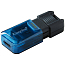 Флешка Kingston DataTraveler 80 M 64GB Type-C USB 3.2 Gen 1 черная