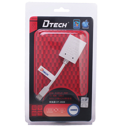 Переходник Mini DisplayPort - HDMI (папа - мама) Dtech DT-6508