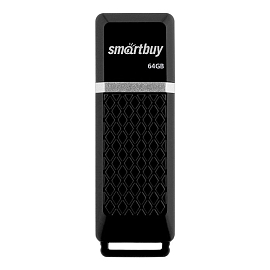 Флешка Smartbuy Quartz 64Gb USB 2.0 черная