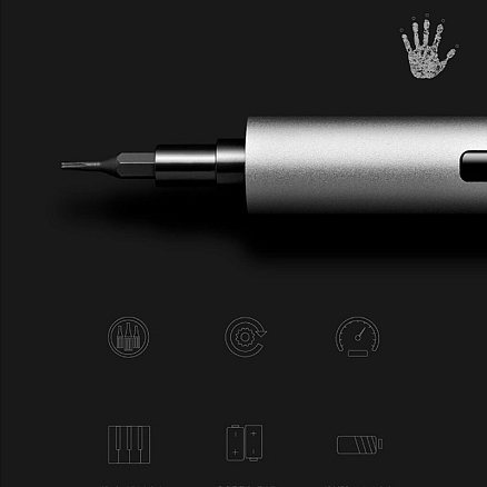 Электроотвертка Xiaomi Wowstick TRY с набором бит (20 насадок)