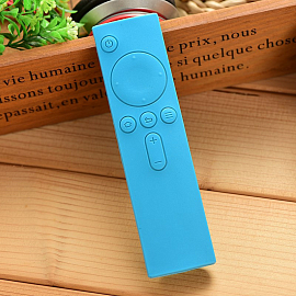 Чехол для пульта ДУ для Xiaomi Mi TV Box силиконовый голубой