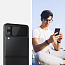Защитное стекло на камеру и пленка на корпус для Samsung Galaxy Z Flip 3 Spigen GLAS.tR черное