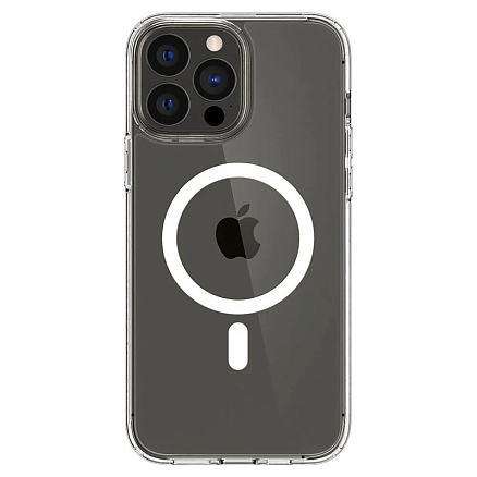 Чехол для iPhone 13 Pro гибридный Spigen Ultra Hybrid MagSafe прозрачно-белый