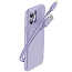 Кабель USB - Lightning для зарядки iPhone 1,2 м 2.4А Baseus Colourful фиолетовый