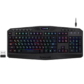 Клавиатура беспроводная Redragon Harpe Wireless с подсветкой игровая черная
