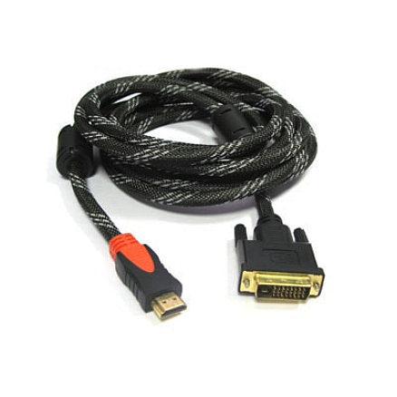 Кабель DVI-D - HDMI (папа - папа) длина 10 м версия 1.3 HDTV серия H6000