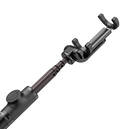 Монопод (палка для селфи) Bluetooth с кнопкой и треногой Baseus Lovely черный