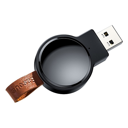Беспроводная зарядка мини для Apple Watch Baseus Dotter черная