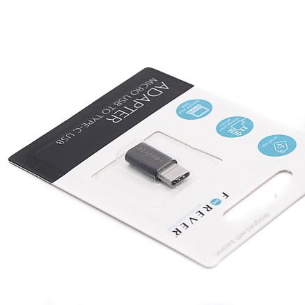 Переходник Type-C - MicroUSB (папа - мама)