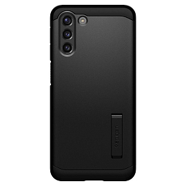 Чехол для Samsung Galaxy S21+ гибридный для экстремальной защиты Spigen Tough Armor черный