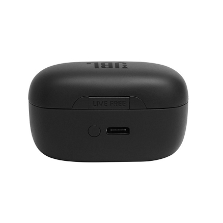 Наушники TWS беспроводные JBL Live Free NC вакуумные с микрофоном и активным шумоподавлением черные