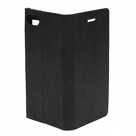 Чехол для iPhone 7, 8 кожаный - книжка Joyroom England черный