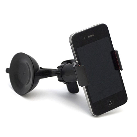 Держатель автомобильный на стекло Setty черный