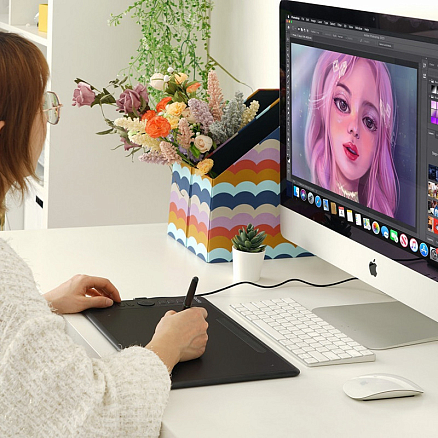 Графический планшет Parblo Intangbo M (черный)