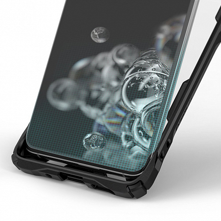 Пленка защитная Samsung Galaxy S20 Ultra на весь экран и торцы Ringke Dual Easy прозрачная 2 шт.