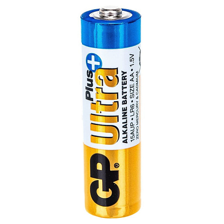 Батарейка LR6 Alkaline (пальчиковая большая AA) GP UltraPlus упаковка 4 шт.