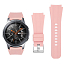 Ремешок-браслет для Samsung Galaxy Watch 46 мм, Gear S3 силиконовый Nova Flexible розовый