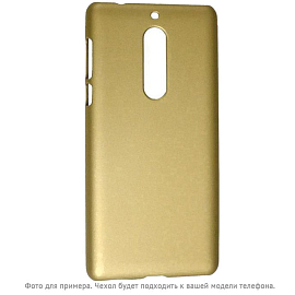 Чехол для Huawei P Smart 2019 силиконовый Volare Rosso Soft-touch золотистый