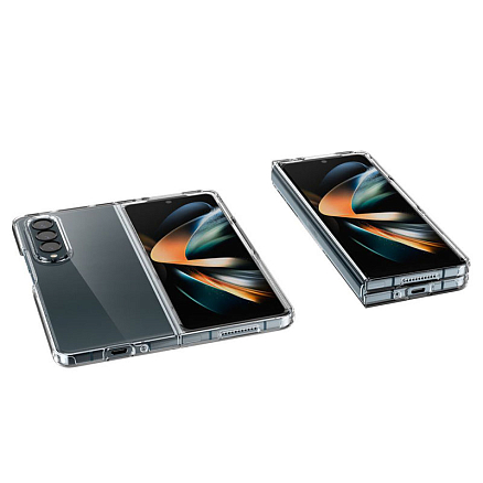 Чехол для Samsung Galaxy Z Fold 4 гибридный для экстремальной защиты Spigen SGP Crystal Hybrid прозрачный