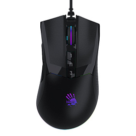 Мышь оптическая A4Tech Bloody W90 Max с подсветкой 10 кнопок 10000 dpi игровая черная