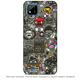 Пленка защитная на корпус для вашего телефона Mocoll Graffiti Logopack