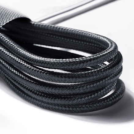 Кабель Type-C - Lightning для зарядки 2 м 3А MFi плетеный Ugreen US304 (быстрая зарядка PD) черный